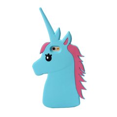 Гнучкий силіконовий blue unicorn чохол iPhone 6 / 6s