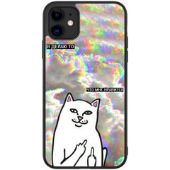Голограмный кейс котик Рин Дип на Айфон 12