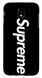 Чохол накладка з логотипом Суприм на Samsung G3 17 Чорний