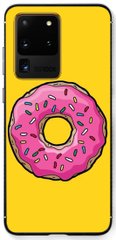 Интересный чехол-бампер для телефона Samsung Galaxy S20 ultra пончик