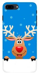 Рождественский бампер для iPhone 7 plus Олень Рудольф