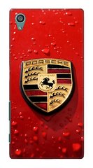 Чехол с логотипом Porsche на Sony Xperia Z5 Яркий