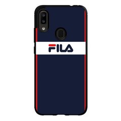 Надежный бампер для Samsung А20 2018 Логотип Fila