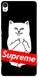 Пластиковый чехол Котик с факами на Sony Xperia M4 Supreme