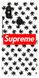 Белый бампер для Xiaomi Mi A2 Логотип Supreme