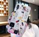 Силіконовий чохол з рідиною для дівчини Айфон XS Max Іконки MAKEUP
