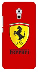 Чехол накладка с логотипом Феррари на Meizu Pro 6+ Красный