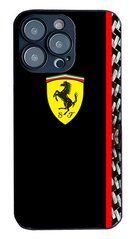 Крутой стильный кейс Ferrari на iPhone 14 pro мужской