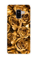 Чехол с Розами для Galaxy A8 plus ( A730F ) Красивый