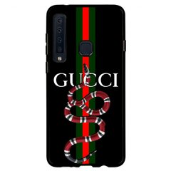 Черный кейс для Samsung Galaxy A9 2018 Gucci