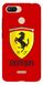 Червоний бампер для Xiaomi Redmi 6 Логотип Ferrari