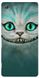Зеленый чехол для Sony Xperia M5 Чеширский кот