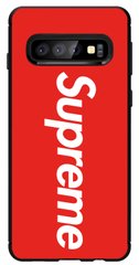 ТПУ Чехол с логотипом Суприм на Samsung S10 ( G970F ) Красный