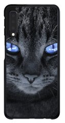 Прорезиненный чехол для Samsung A7 Galaxy A750 Котик