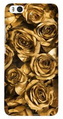 Золотой чехол с розами Xiaomi Mi5s