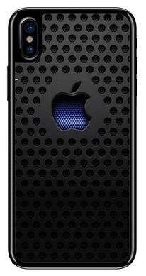 ТПУ Чохол з Текстурою карбону для iPhone 10 / X Чорний