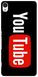 Популярний чохол бампер для Sony Xperia M4 Логотип YouTube