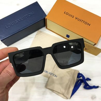 Брендові чоловічі сонцезахисні окуляри Луї Віттон Чорні
