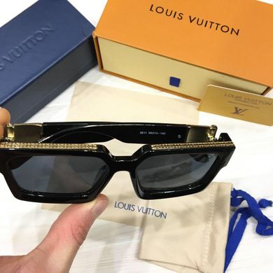 Брендовые мужские солнцезащитные очки Луи Виттон Черные