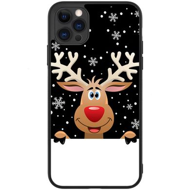 Рождественский бампер для iPhone 13 Pro Max Олень Рудольф