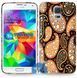 Чорний чохол для Samsung G900H Візерунки