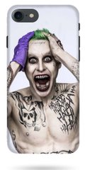 Білий чохол з Джокером на iPhone 7 Загін самогубців