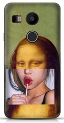 Дерзкий защитный чехол для LG Nexus 5 x Мона Лиза