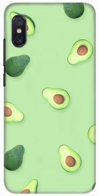 Стильный зеленый бампер для Xiaomi Redmi 9а Авокадо На подарок