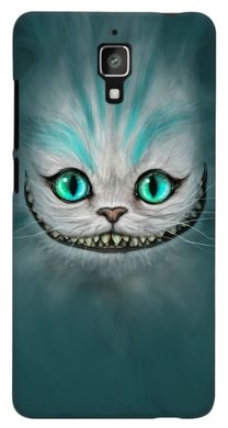 Чехол накладка с Чеширским котом на Xiaomi Mi4 Зеленый