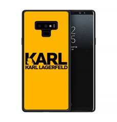 Желтый чехол для  Samsung Note 9 Karl Lagerfeld