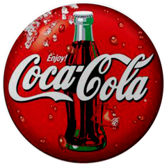 Держатель для телефона ( popsocket ) с логотипом Coca-Cola Красный