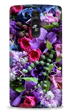 Купить чехол в подарок девушке с цветами для LG G3S d724