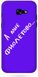 Чехол с надписью на заказ для Samsung Galaxy A320 Фиолетовый