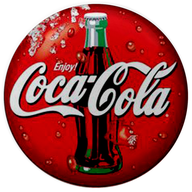 Держатель для телефона ( popsocket ) с логотипом Coca-Cola Красный