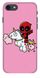 Рожевий чохол для iPhone 8 Дедпул на єдинорозі