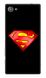 Чорний чохол для Sony Xperia Z5 Compact Логотип Superman