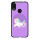 Розовый чехол для девочки на Samsung А20 Unicorn