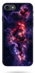 Чехол с Космосом на iPhone 7 Фиолетовый