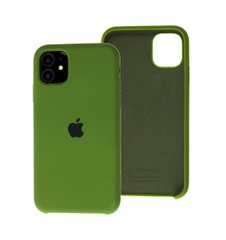 Мінімалістичний оригінальний матовий чохол для IPhone 11 армійський зелений