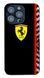 Крутой стильный кейс Ferrari на iPhone 15 pro мужской