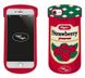 Красный силиконовый чехол на iPhone SE 2 Банка Strawberry