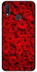 Красный чехол для Huawei Y6 2019 Алые  Розы