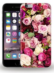 Чехол с Розами на iPhone 6 / 6s Розовый
