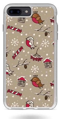 Чохол стікер на Різдво для iPhone 8 plus Зима
