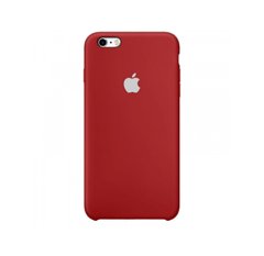 Стильная оригинальная софт тач накладка  для IPhone 6/6s цвет китайский красный