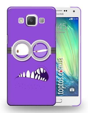 Пурпурний захисний бампер для Samsung A3 (15) Міньйон