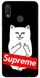 Чехол с Котиком Supreme на Huawei P20 Lite Черный