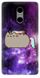 Чехол с Пушином в космосе на Xiaomi Redmi 4 Pro Фиолетовый