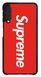 Красный чехол для Galaxy A7 2018 Логотип Supreme