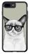 Сірий чохол для iPhone 7 plus Сумний котик